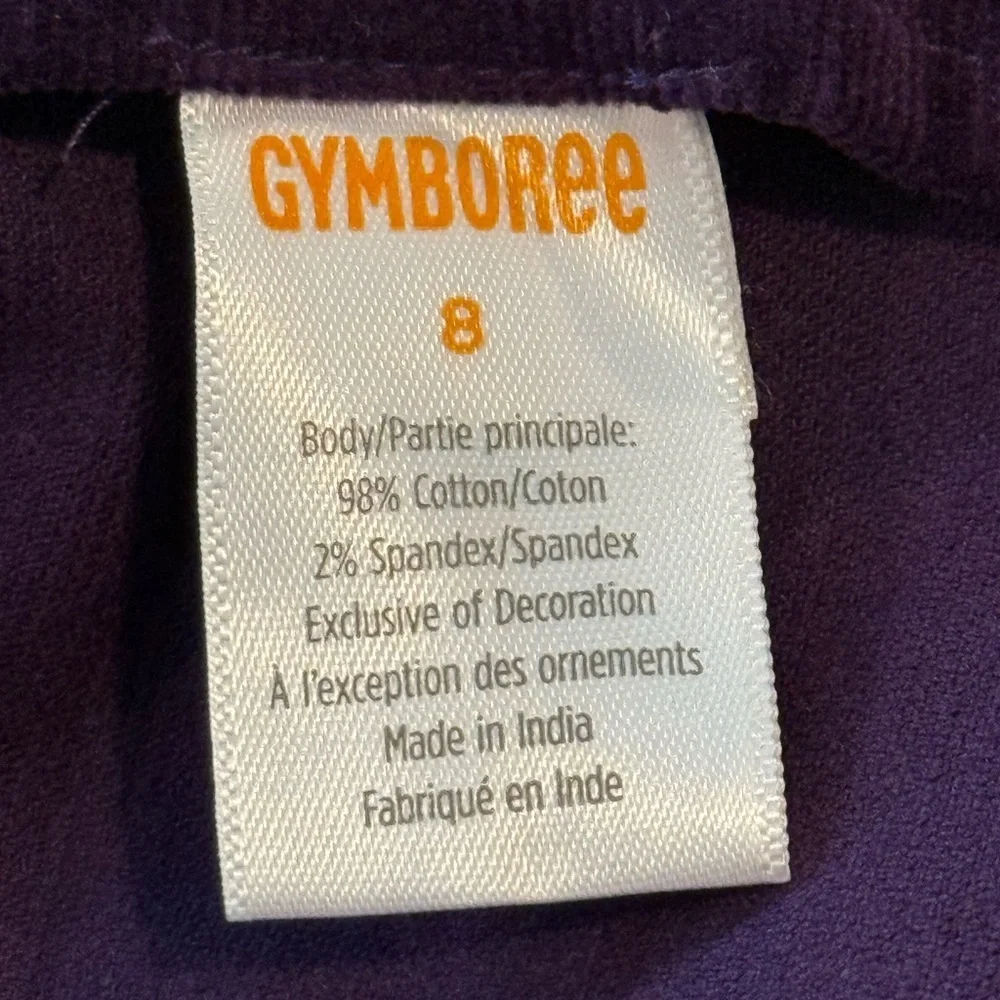 Gymboree Girls Purple Corduroy Owl Jumper fashionista Dress Size 8